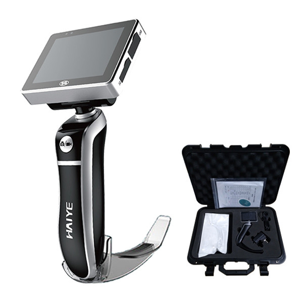 8GB 3 Inch Surgical Anesthesia Video Laryngoscope With Disposable Blade