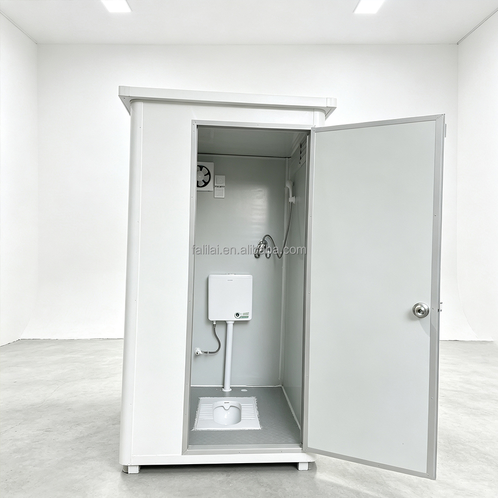 Low Price Mobile Single or Double Toliet Customized Tiny Home Portable Bathroom Cheap Public Portable Toilet