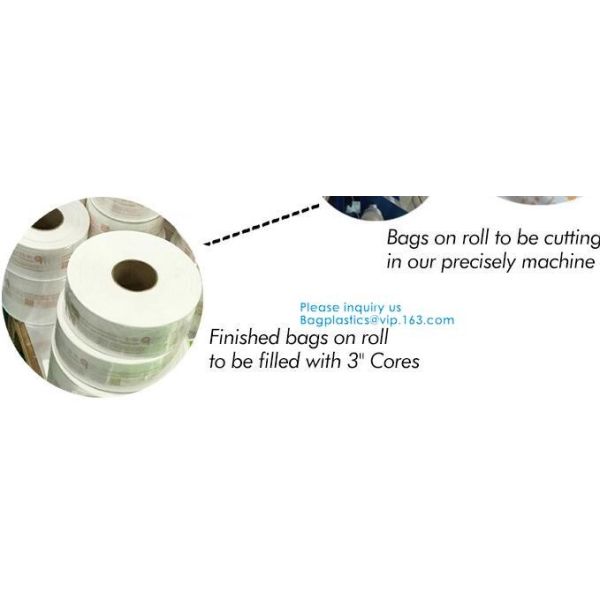 100%Biodegradable Auto Pre Opened Auto Poly Bags On Rolls For Autobag Machines, Perforated Auto Bags Degradable Pre-Open