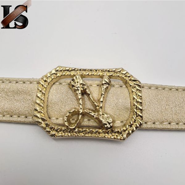Wholesale Fashion Ladies Fabric-Covered Waist Belt With Embroidered Eyelets And Rivet Studs
