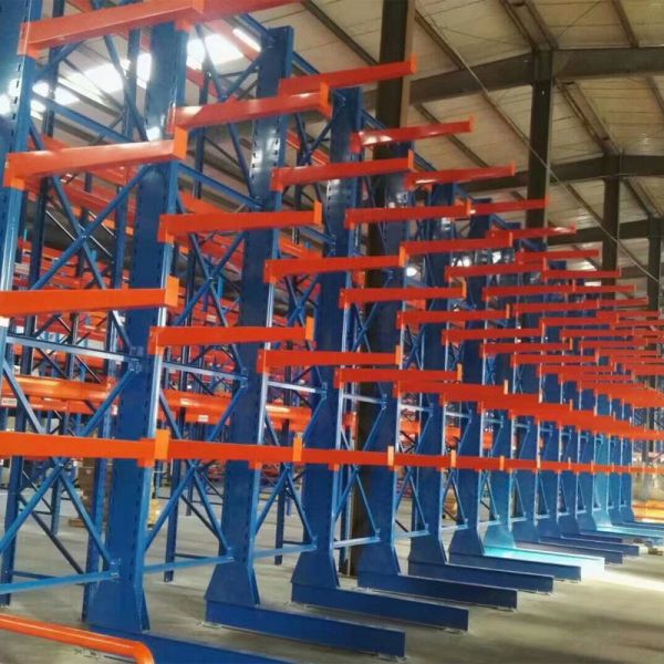 Customized Height Warehouse Cantilever Racking Cantilever Wire Shelf Corrosion Protection
