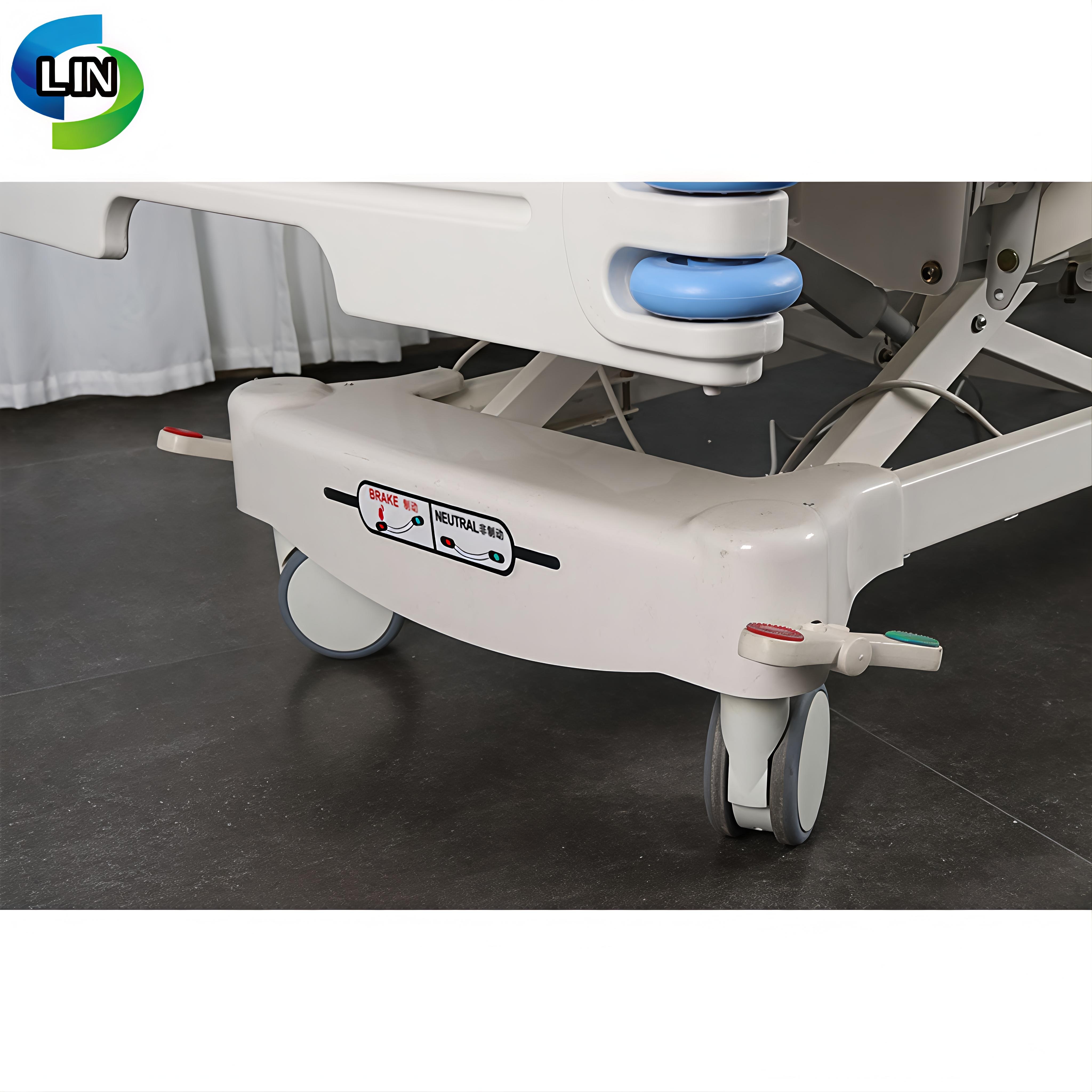 CE Certified Electric Hospital Bed with ABS Plastic Material and Class II Medical Devices Classification
