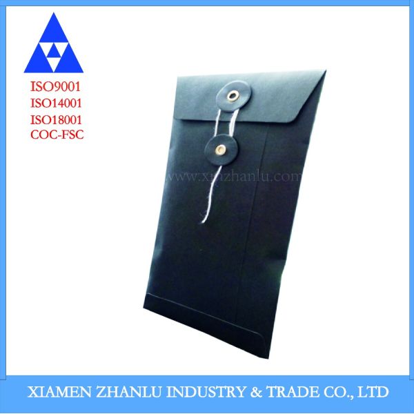 Custom Size Kraft String and Washer Closure Envelopes for Confidential Correspondence