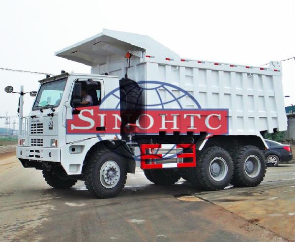 6x4 Driving Mining Dump Truck , Heavy Duty 6x4 Tipper Truck 371hp / 420hp Engine Power