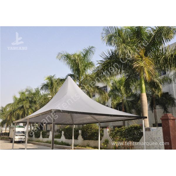Outdoor No Wall Cover Pressed Aluminum Alloy Frame High Peak Tents