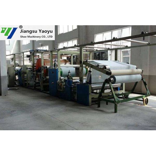 Glue Point Transfer Shoe Lamination Machine , Foam Fabric Lamination Machine 