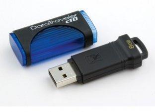 O flash marcado de USB conduz para kingston DTC 10