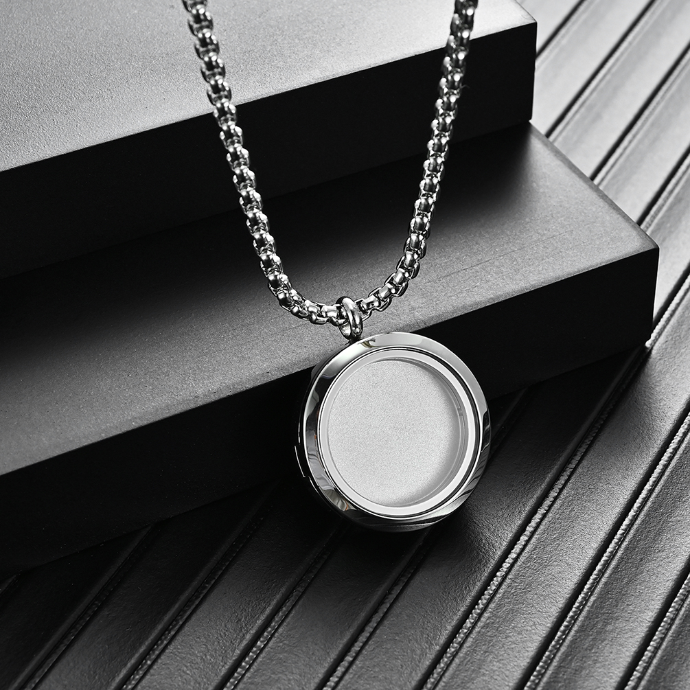 Collier en acier inoxydable et en or Collier d'usine Collier d'homme en gros