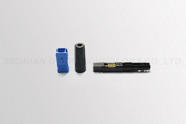 50mm Fiber Fast Connector , SC / UPC Fiber Optic Field Connector FMC