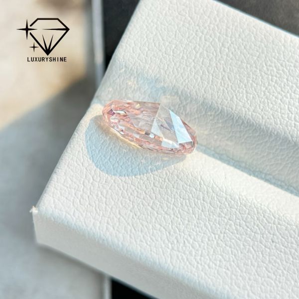LuxuryShine 1-10CT Fancy pink Oval Lab Grown Diamond VVS-VS Loose Diamonds Customized jewelry with IGI Certificate﻿