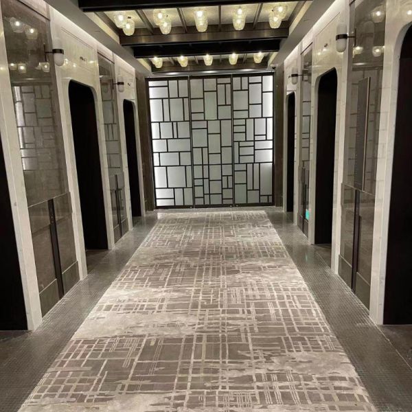 Modern Design Wall to Wall Nylon Custom Printing Carpets for Commercial Buildings