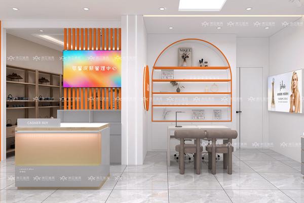 Customized Skincare Shop Furniture Les Classiques-Gray Series Makeup Store Design Retail Shop Fitting for Cosmetic Store Interior Design