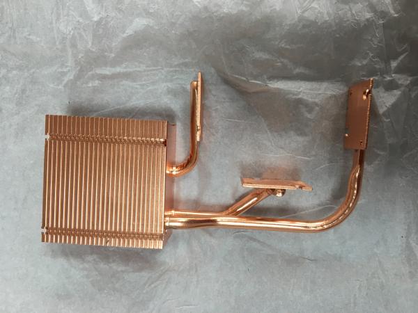dissipador de calor frio da placa da aleta do zíper 100-150W para a cor do ouro do servidor