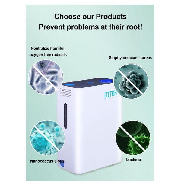 Hydrogen Generator SPE Hydrogen Suction Machine with Noise 25-65dB and Air Display