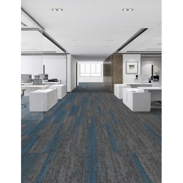 Commercial Office Nylon Carpet Tiles with PVC Backing Heavy Duty and Easy to Install