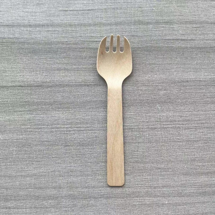 Package Size 100.00cm * 80.00cm * 60.00cm Natural Biodegradable Disposable Wooden Cutlery