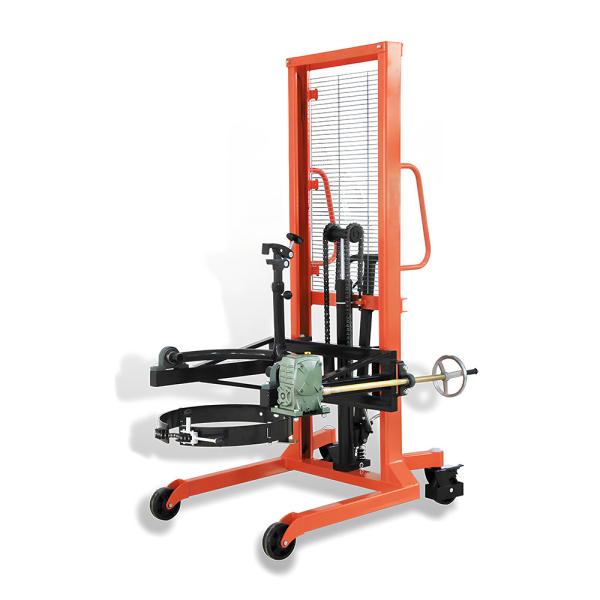 Custom Manual Hydraulic Drum Lifter Rotator Lifter For 55 Gallon Steel Barrel
