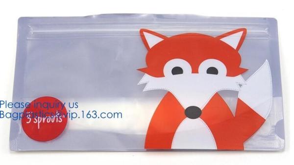 Zip lock Slider seal Top Bag Custom Packaging Zipper Printed Foil Stand Up Pouch Bag With Window