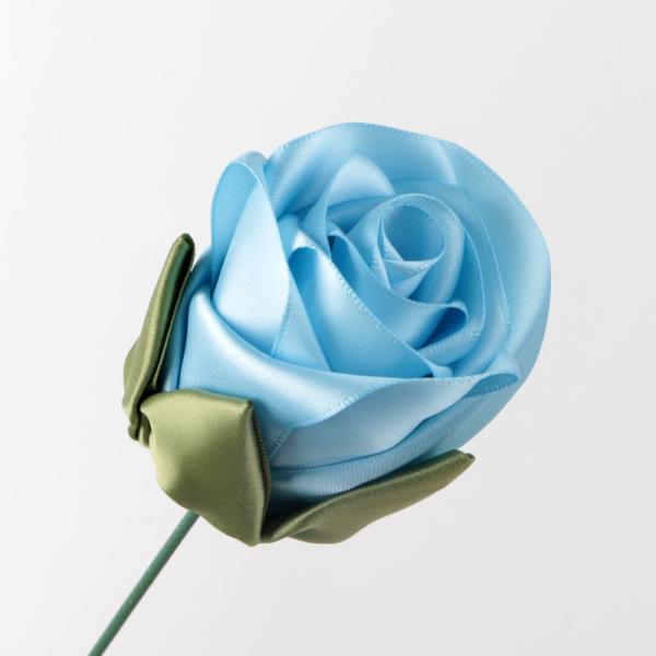 Decoração de presentes únicos Flor de rosa de fita para casamentos Uma surpresa deliciosa