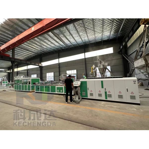 SJZ65 Outdoor PVC Profile Extruder floor making machine