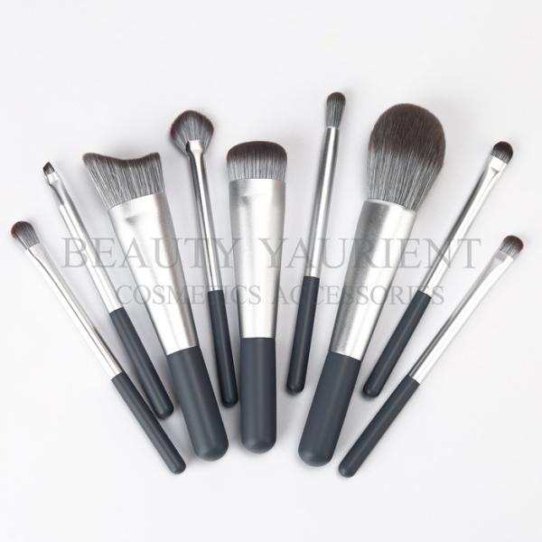 Luxury Matte Surface 9pcs High End Makeup Brush Kit Private Label Eco Friendly