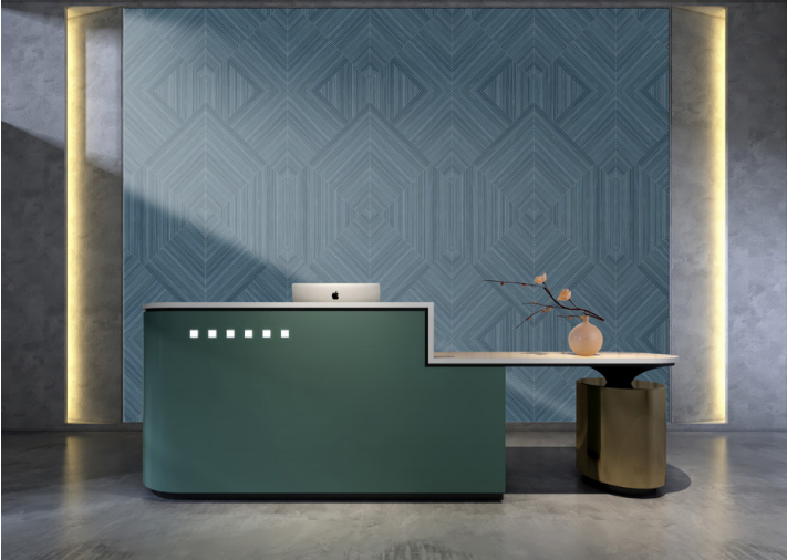 Ultra HD 3D Printed Feature Wall Panel Flame Retardant Decorative Interior