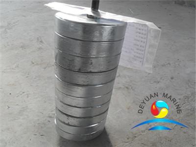 Rectangle Type Zinc Anodefor Sea Water Cooling System  Marine Outfitting Equipment