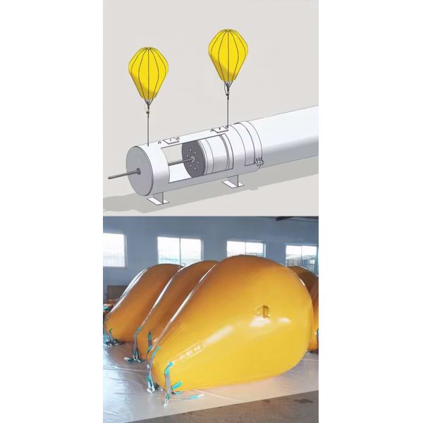 Sacs de levage d'air de 30 t Matériau de haute résistance Design léger et durable