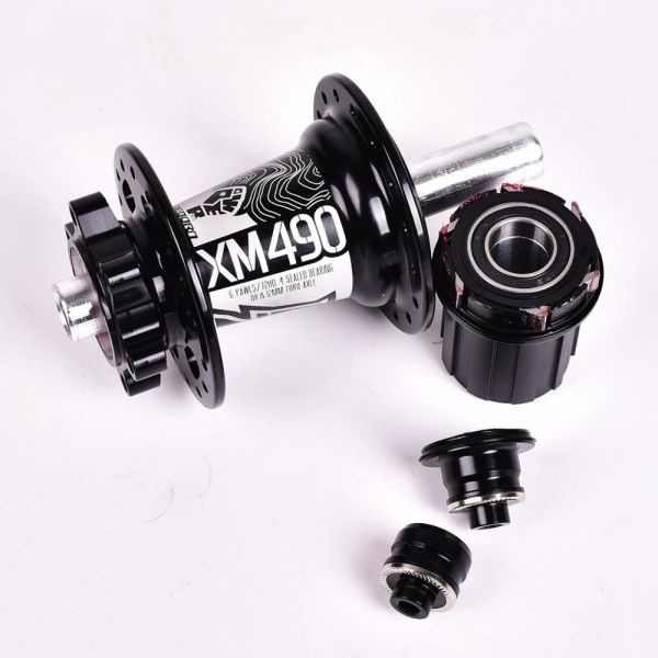 2021 Koozer XM490PRO 4 Bearing MTB Mountain Bike Hub Rear 12x142mm Thru 32 Holes Disc Brake Bicycle