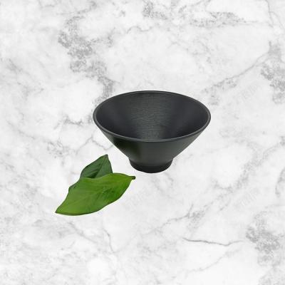 Ramen Melamine Soup Bowl Non Toxic Melamine Noodle Bowl Matte Black