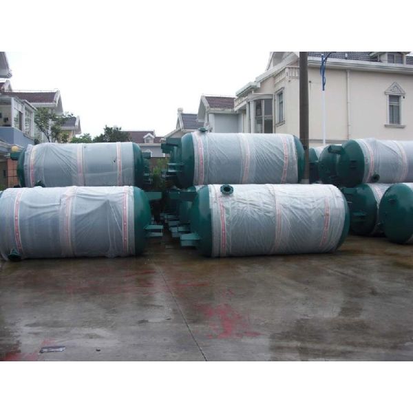 8mm compressed air tank for storage ethanol , CNG , Glp / air compressor holding tank