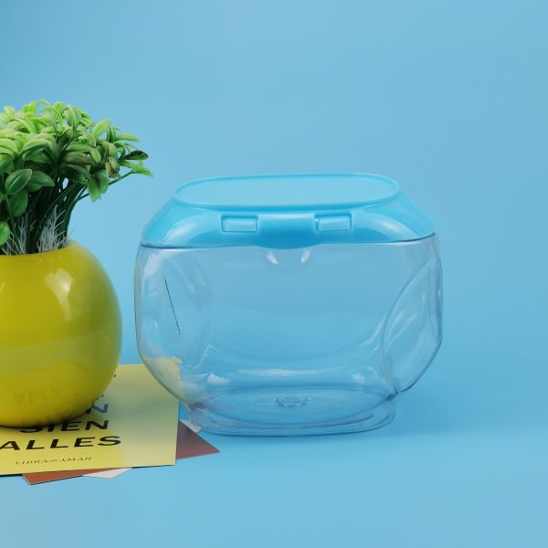 Récipient d'entreposage en plastique de poudre à laver de l'ANIMAL FAMILIER 103g