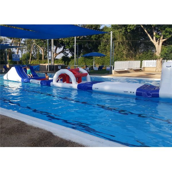 Ocean Or Sea Floating Inflatable Water Park For Children With Digital Printing