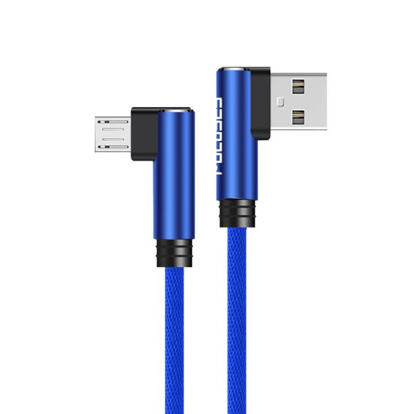 90 Degree Micro USB Data Transfer Cable For Mobile Phone