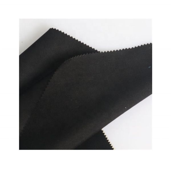 Smooth and firm down jacket/backpack recycled polymer shape memory fabric