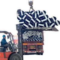 Poteau de distribution en acier galvanisé Hongxin 35FT, poteau utilitaire octogonal en métal