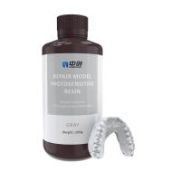 Impressora 3D de cura de luz dentária cinza de alta precisão modelo de reparação fixa resina