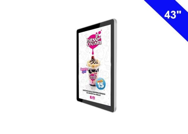 1080P Vertical Digital Signage WiFi Full HD LCD Display For Advertising