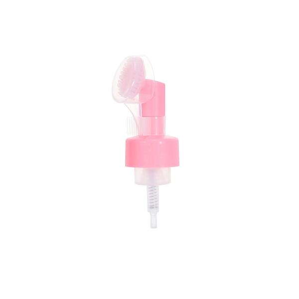 Bomba de espuma de escova de silicone de plástico 42/410 43/410 Dispensador de sabão de limpeza facial