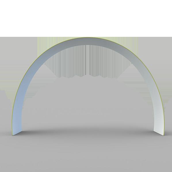 Custom Print Aluminum Round Arch Display Stand Arch Banner For Party Event