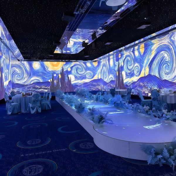 300 Inches Screen Immersive Room Projector 6000 Lumens Short Throw High Contrast