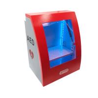 Cabinet alarmé incurvé rouge universel d'AED de bâti de mur pour l'illumination