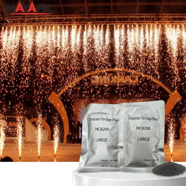 MAYAFX 200g/bag High-Purity Non-Toxic Titanium Powder for Stage Effects and Cold