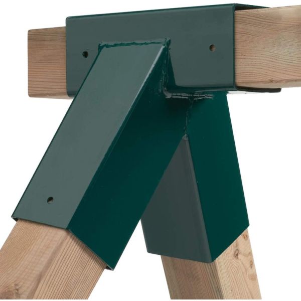 Зелёный свинг набор скобки тяжеловесная сталь А-рамка оборудование с деревянными винтами стиральные машины