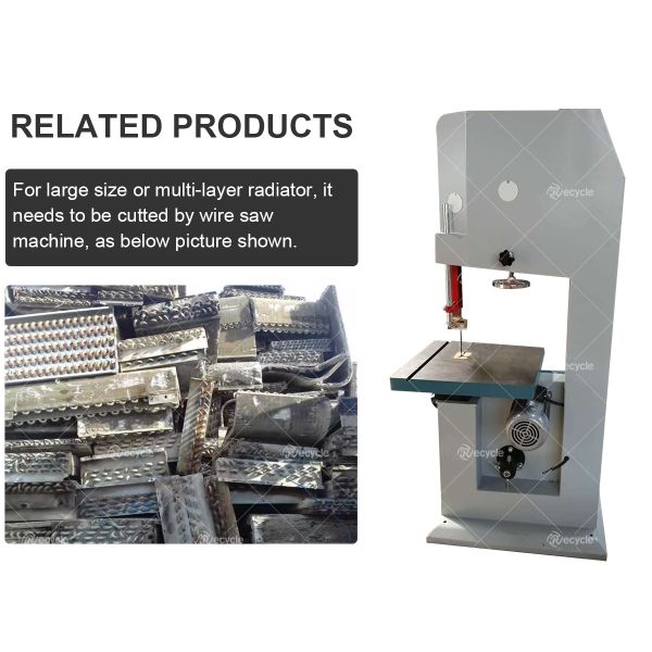 Машина для резки водяного бака автомобильного радиатора / Медная алюминиевая труба для отделения 7 кВт