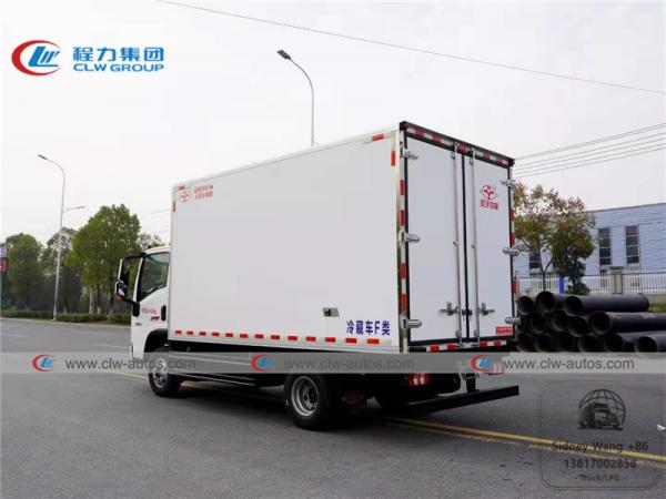 Shacman 4x2 5T refrigerou o rei Thermo Refrigerator de Van Truck With Carrier Hanxue
