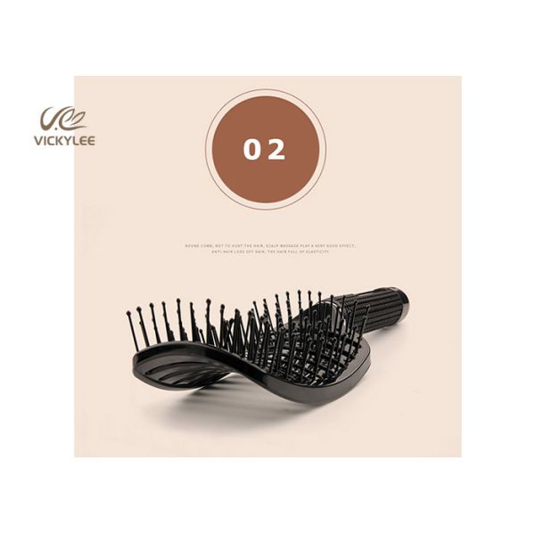 Plastic Synthetic Hair 9.5 Inch Plastic Paddle Brush