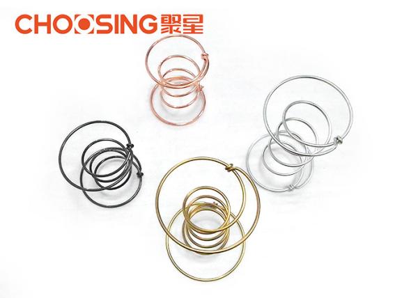 Excellent Strength Sofa Coil Springs 4 - 11 Turns Silver Color Customized Dimensions