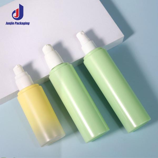 120ml 150ml Lotion Pump Bottle , Empty Plastic Bottles Silk Screen Printed For Makeup Tools