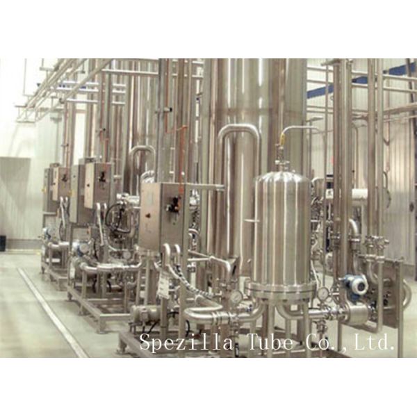 20ft Surface ID Polished Stainless Tube , 316 Stainless Steel Pipe SA270